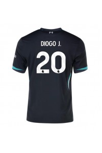 Liverpool Diogo Jota #20 Voetbaltruitje Uit tenue 2024-25 Korte Mouw